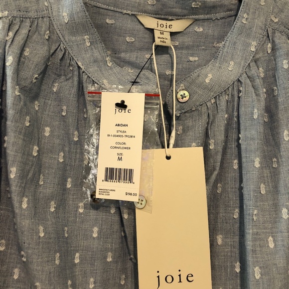 ⭐️⭐️HOST PICK⭐️⭐️ NWT Joie Abidan Clip Dot Blouse - Picture 9 of 13
